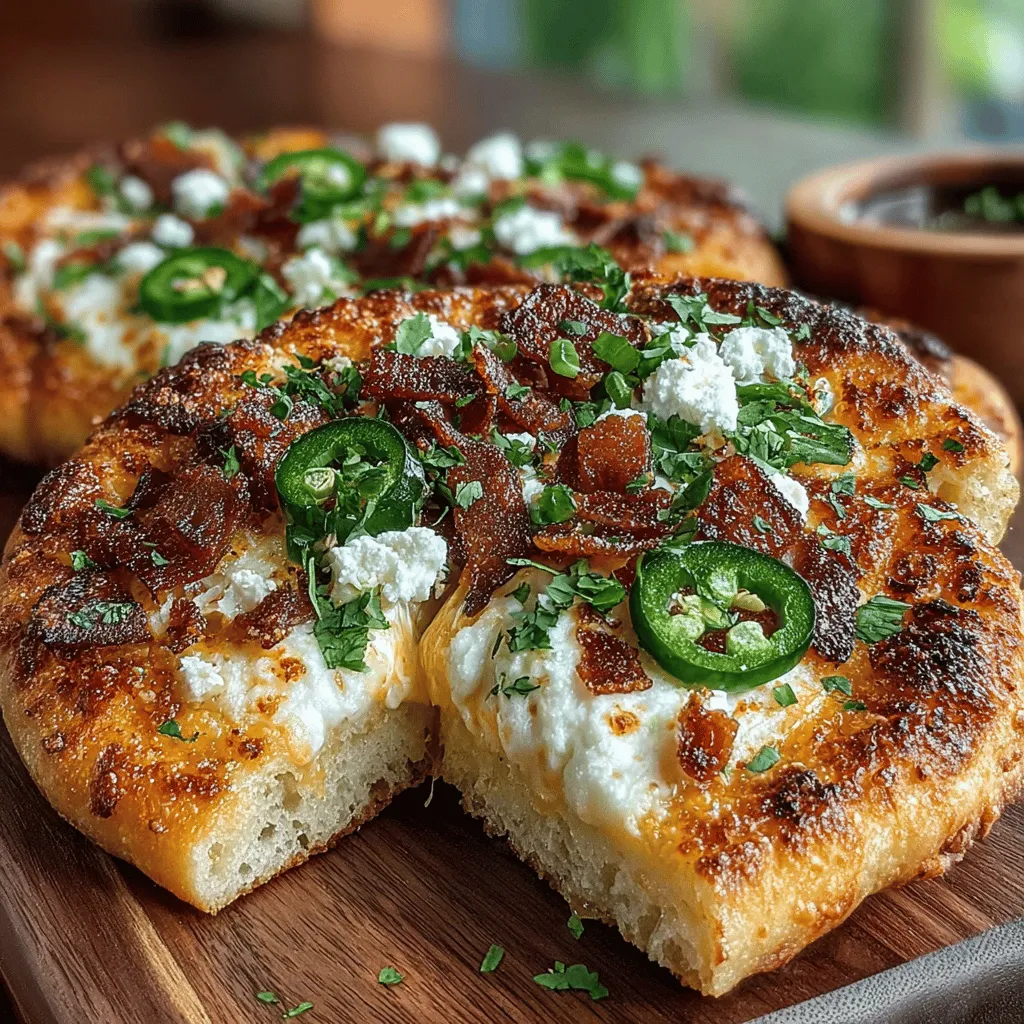 When it comes to irresistible appetizers, Mini Jalapeño Popper Flatbreads are hard to beat. This dish beautifully combines the classic elements of a jalapeño popper into a convenient, bite-sized flatbread format, making it perfect for gatherings, game day parties, or simply a delicious snack at home. With a delightful balance of creamy, cheesy goodness and a spicy kick from fresh jalapeños, these flatbreads are sure to impress both your family and guests alike.