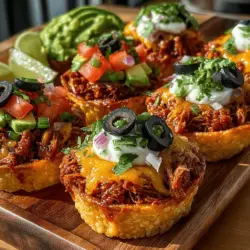 Exploring plant-based cuisine has never been more exciting, especially with dishes that combine flavor, texture, and fun presentation. Mini BBQ Jackfruit Nacho Cups are an innovative take on traditional nachos, utilizing young green jackfruit as a hearty, meat-like filling. This recipe brings together the rich, smoky notes of BBQ with the satisfying crunch of tortilla cups, making it an ideal choice for parties, game nights, or a cozy family meal. Not only are these nacho cups delicious, but they also offer a creative way to incorporate more plant-based ingredients into your diet. In this article, we’ll guide you through each step to create these scrumptious bites, delve into the benefits of jackfruit, and share tips for customization.
