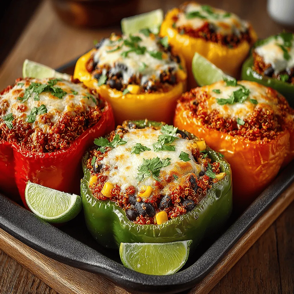 When it comes to creating a meal that is both visually appealing and nutritionally beneficial, Colorful Stuffed Fruit Bell Peppers stand out as an exceptional choice. This dish not only delights the eyes with its array of colors but also packs a punch with its rich flavors and health benefits. Stuffed bell peppers are versatile and can be tailored to suit various dietary preferences, including vegetarian and gluten-free options, making them a perfect meal for family gatherings, dinner parties, or even meal prep for the week ahead.