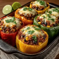 Colorful Stuffed Fruit Bell Peppers: A Wholesome Meal for Every Occasion