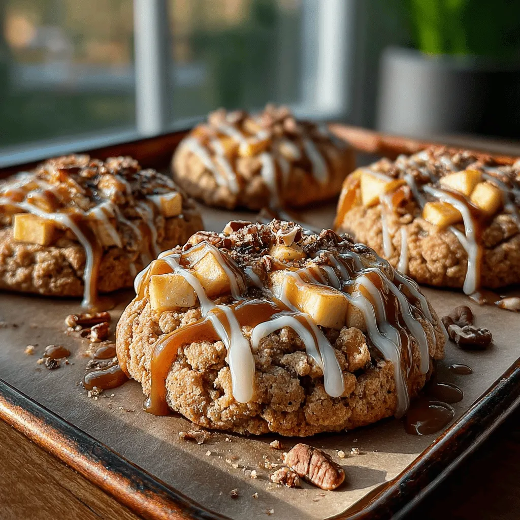 Delightfully combining the flavors of caramel and apples, Quick & Sweet Caramel Apple Cookie Treats are the perfect solution for those craving a fast yet delicious dessert. These cookies are not only easy to make but also offer a warm and comforting taste that is reminiscent of fall. The delightful aroma of baked apples and sweet caramel wafts through the kitchen, creating an inviting atmosphere that beckons family and friends to gather around for a taste. With just a handful of ingredients, you can whip up a batch of these delectable treats in under 30 minutes, making them an ideal choice for busy bakers and spontaneous dessert cravings alike.