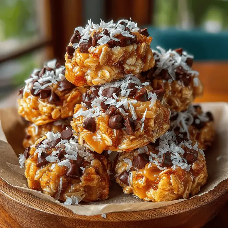 In a world where healthy snacking often feels like a compromise, Nutty Bliss Frozen Peanut Butter Oat Clusters emerge as a delightful exception. This recipe combines the creamy richness of natural peanut butter with wholesome oats, ensuring that each bite is not only satisfying but also packed with nutrients. Ideal for busy individuals and families alike, these clusters are easy to prepare, customizable, and perfect for on-the-go snacking.