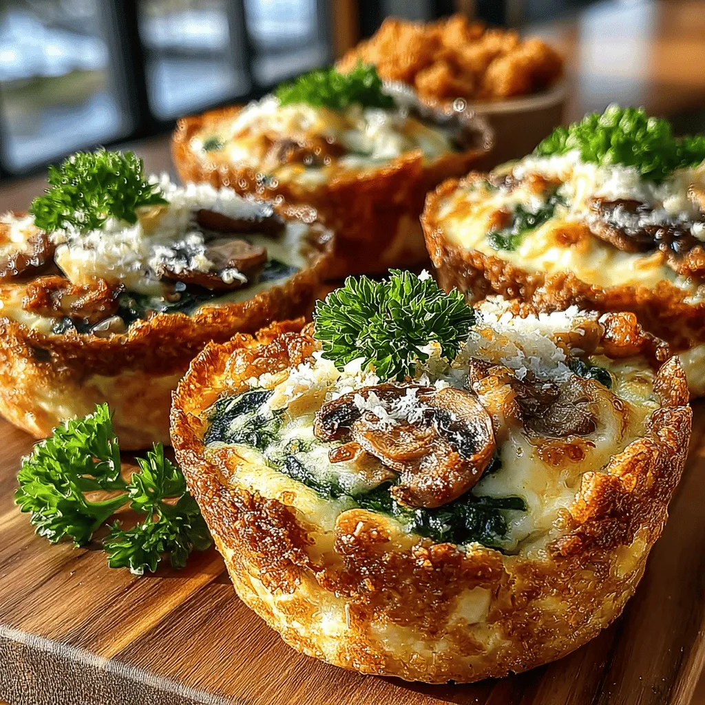 In the realm of quick and delightful meals, Savory Spinach & Mushroom Mini Tortilla Quiches stand out as an ideal choice for any occasion. These versatile bite-sized quiches are perfect for brunch gatherings, family dinners, or even a cozy snack on a quiet evening. They offer a delightful blend of flavors, combining a crispy tortilla base with a rich egg filling and a medley of fresh vegetables. Not only are they easy to prepare, but these mini quiches also pack a nutritional punch, making them a fantastic addition to your culinary repertoire.