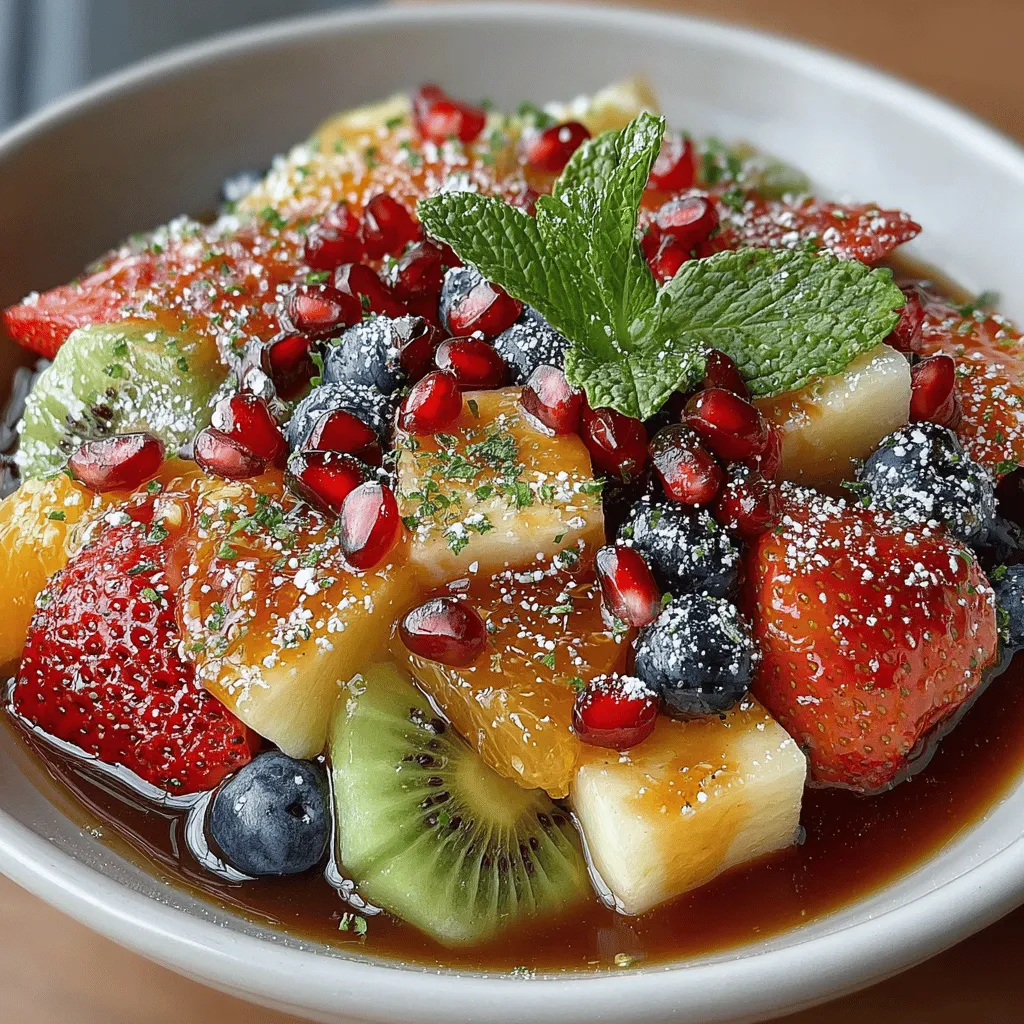 Fruit salads have long been celebrated for their refreshing qualities, vibrant colors, and health benefits. They serve as a perfect snack, dessert, or even a side dish, appealing to a wide range of palates. Among the myriad of fruit salad varieties, the Rainbow Bliss Fruit Salad Bowl stands out for its stunning presentation and an explosion of flavors that delight the senses. This fruit salad isn’t just a feast for the eyes; it also packs a nutritional punch, making it an ideal choice for anyone looking to incorporate more fruits into their diet.