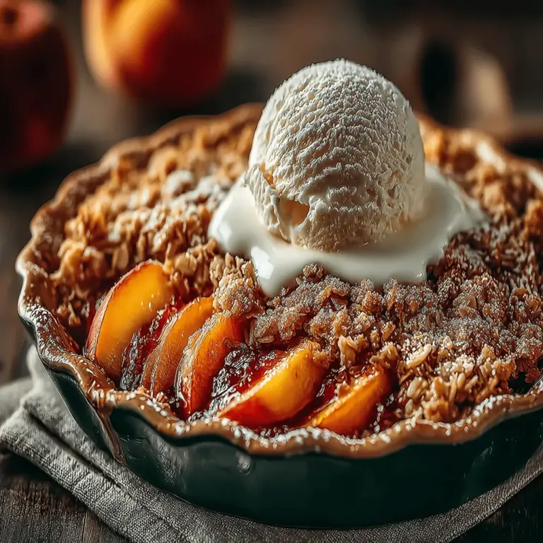When it comes to the world of desserts, few things can evoke the same warmth and nostalgia as a freshly baked crisp. The aroma of sweet fruit mingling with the buttery, crumbly topping has a way of bringing people together, making it a beloved staple at family gatherings, potlucks, and lazy Sunday afternoons. Among the vast array of dessert options, the Lazy Sunday Peach Crisp stands out as a quintessential dish that combines simplicity with deliciousness, appealing to both novice cooks and experienced bakers alike.