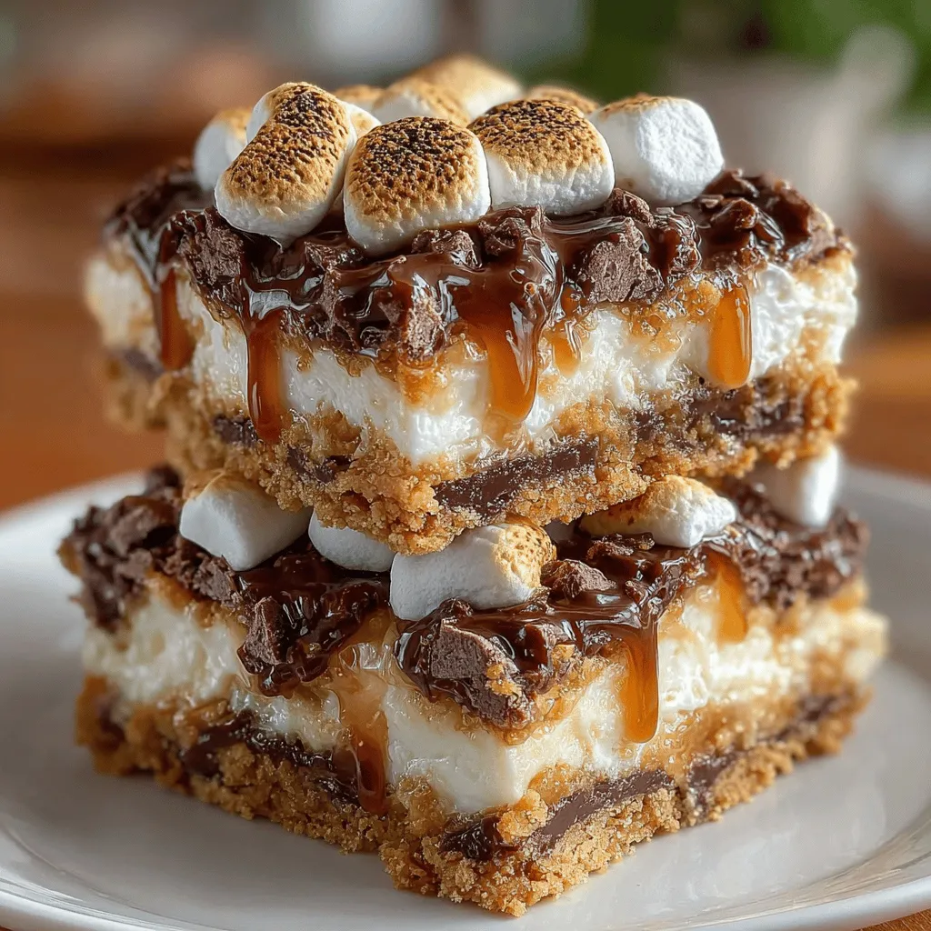 There's something inherently magical about gathering around a campfire, the air filled with laughter, stories, and the tantalizing aroma of roasting marshmallows. The quintessential campfire treat, s'mores, has earned its place as a beloved symbol of outdoor adventures and childhood nostalgia. For many, nothing quite compares to the experience of skewering a marshmallow, watching it transform into a gooey delight over the flames, then sandwiching it between two graham crackers with a piece of chocolate. However, for those nights when the campfire isn't an option or when you're looking to serve a crowd, the Chocolatey Campfire Delight S’mores Bars offer a delightful alternative.