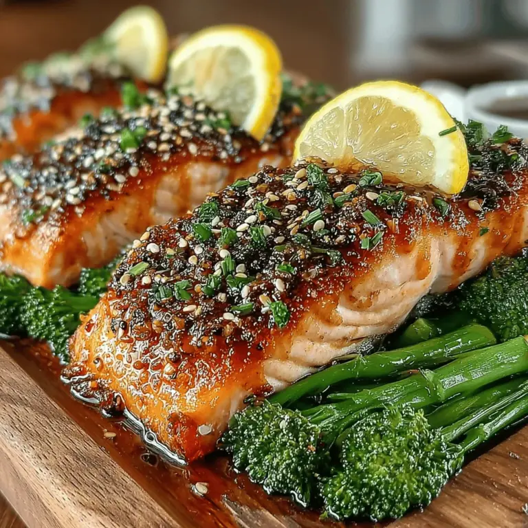 In the ever-evolving landscape of home cooking, finding recipes that strike a balance between health, flavor, and ease of preparation can feel like a culinary treasure hunt. Among the myriad of options available, Honey Glazed Salmon with Broccoli stands out as a dish that not only delights the taste buds but also nourishes the body. This recipe is a perfect blend of sweet, savory, and tangy elements, making it an excellent choice for both everyday meals and special occasions. As we embark on the journey to create this delightful dish, we will explore its ingredients, health benefits, and the techniques required to prepare it to perfection.