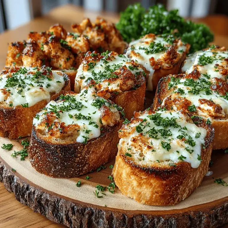 In the world of culinary delights, finger foods hold a special place, especially when they combine comfort and elegance. Mini Chicken Alfredo Pasta Toasts are a perfect example of this fusion, transforming a classic pasta dish into a delightful appetizer or snack. The rich, creamy texture of Alfredo sauce meets tender chicken, all served atop a crispy toast base, creating a dish that’s not only visually appealing but also bursting with flavor. Whether you're hosting a gathering, celebrating a special occasion, or simply looking to impress your family with a unique dish, these Mini Chicken Alfredo Pasta Toasts are sure to steal the show. This article will guide you step-by-step through the process of creating these delicious bites, exploring the ingredients, preparation methods, and serving suggestions.