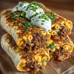 Back to School Chili Mac Wraps