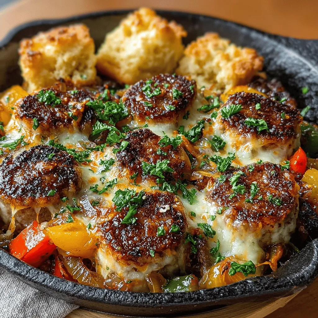 When it comes to whipping up a crowd-pleasing appetizer or a delightful snack, few dishes can rival the charm of Mini Sausage and Pepper Skillet Bites. This recipe combines the savory goodness of mini sausages with the vibrant flavors of bell peppers and the aromatic allure of onions and garlic. The result is a dish that not only tantalizes the taste buds but also offers a visually appealing presentation that is sure to impress your guests.