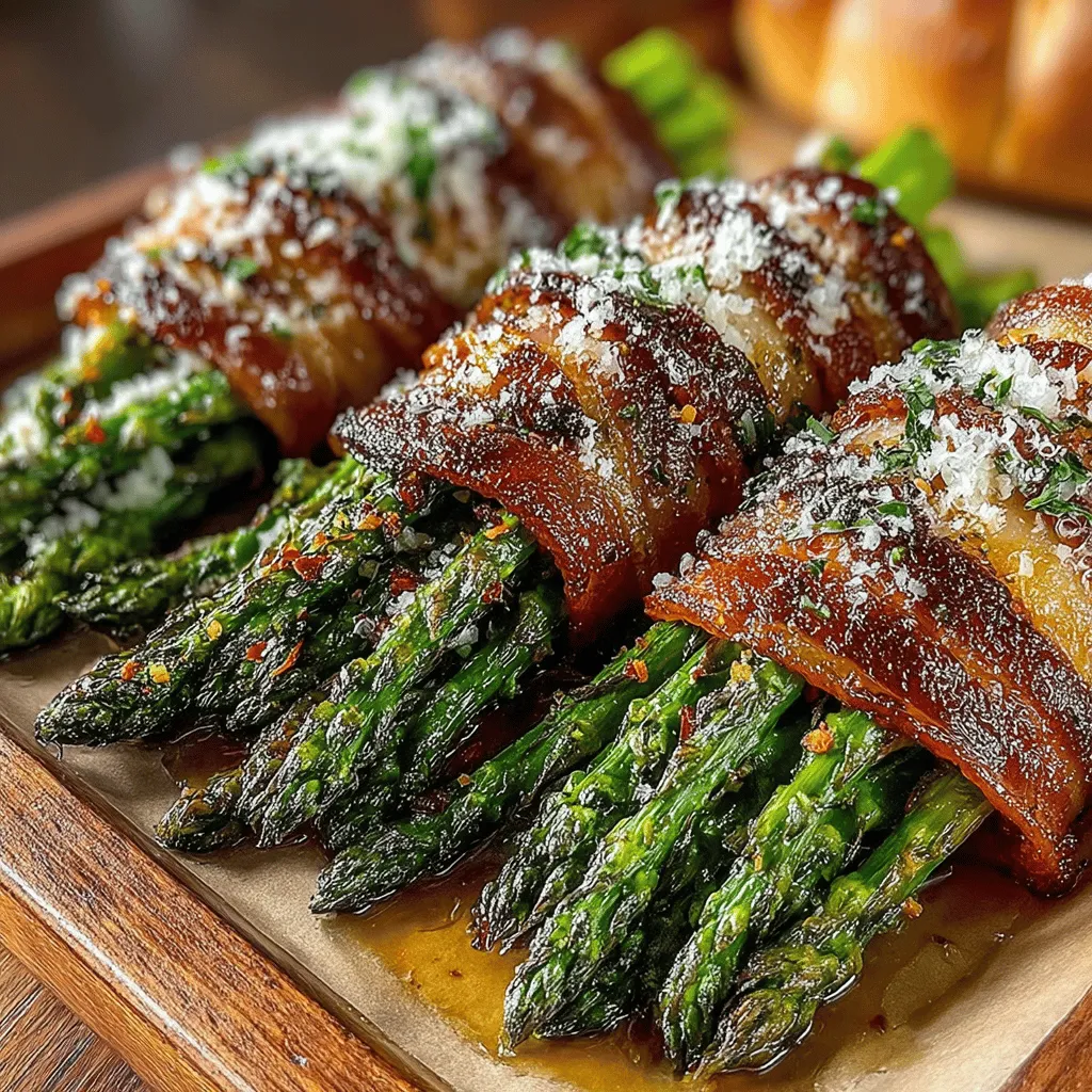 When it comes to appetizers or side dishes that impress without overwhelming, few recipes can compete with Bacon-Wrapped Asparagus Bundles. This scrumptious dish combines the rich, savory flavor of crispy bacon with the tender, fresh taste of asparagus, creating a delightful contrast that tantalizes the taste buds. Whether you’re hosting a family gathering, planning a festive party, or simply looking for a quick and satisfying addition to your weeknight meal, this recipe fits the bill perfectly.