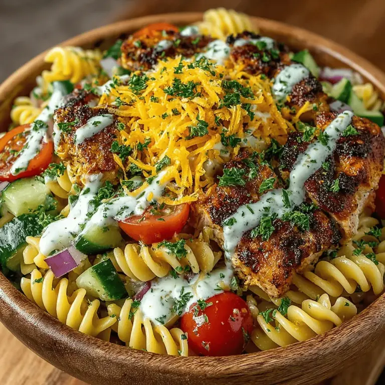 Pasta salads are an excellent choice for any meal occasion, whether you're hosting a summer barbecue, planning a picnic at the park, or looking for a quick and satisfying dinner during a busy weeknight. They are not only easy to prepare but also highly customizable, allowing you to incorporate a variety of ingredients that cater to your preferences and dietary needs. Among the myriad of pasta salad options, the Zesty Chicken Ranch Pasta Salad stands out with its vibrant flavors, nutritious ingredients, and effortless preparation.
