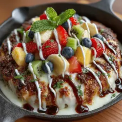 Fruit Pizza Chicken Skillet Recipe