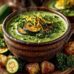 Zesty Creamy Zucchini Soup Recipe