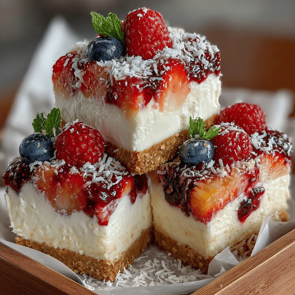 As the summer sun blazes overhead, nothing quenches thirst and satisfies cravings quite like a frozen dessert. If you’re on the lookout for a treat that not only cools you down but also tantalizes your taste buds, look no further than Tropical Bliss: Frozen Yogurt Coconut Berry Swirl Slices. This recipe is a vibrant fusion of creamy Greek yogurt and luscious coconut cream, harmoniously blended with an array of mixed berries. The result is a delectable dessert that is as nutritious as it is delicious, making it the perfect indulgence for warm weather.
