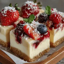 As the summer sun blazes overhead, nothing quenches thirst and satisfies cravings quite like a frozen dessert. If you’re on the lookout for a treat that not only cools you down but also tantalizes your taste buds, look no further than Tropical Bliss: Frozen Yogurt Coconut Berry Swirl Slices. This recipe is a vibrant fusion of creamy Greek yogurt and luscious coconut cream, harmoniously blended with an array of mixed berries. The result is a delectable dessert that is as nutritious as it is delicious, making it the perfect indulgence for warm weather.