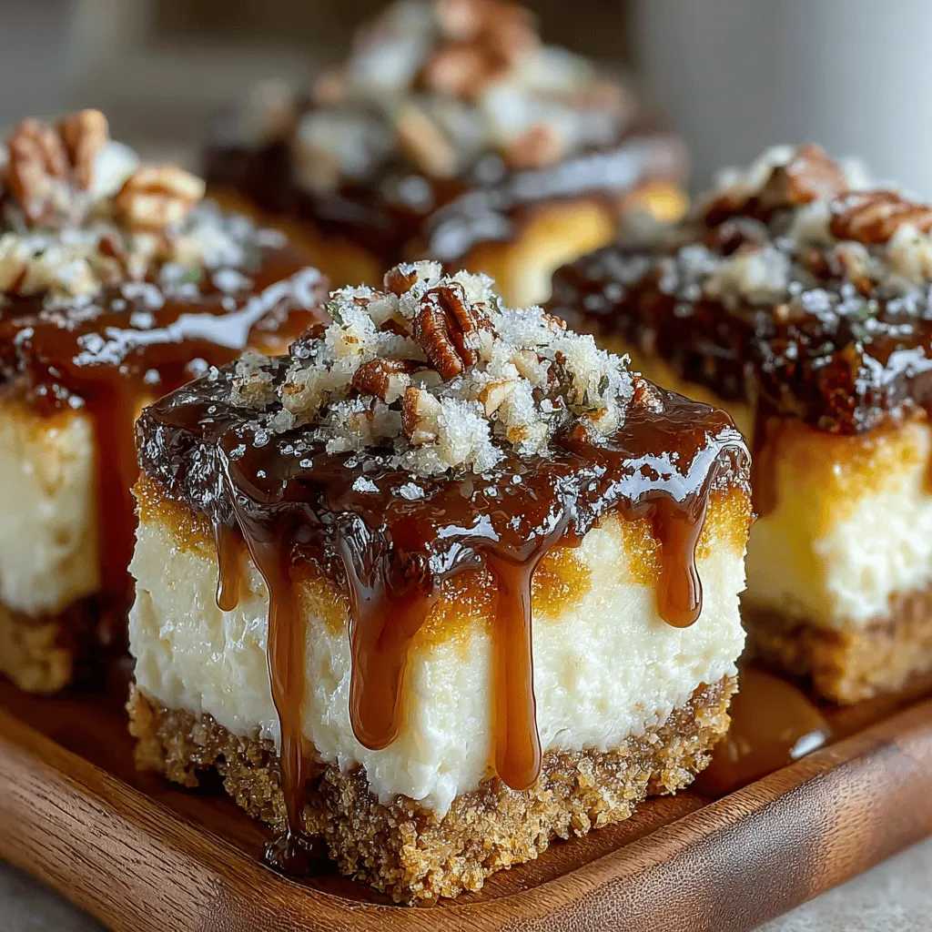 Welcome to the delightful world of autumn flavors! Today, we're diving into a recipe that captures the essence of the season: Autumn Delight Caramel Pecan Pumpkin Cheesecake Bars. These bars are more than just a dessert; they are a celebration of fall—combining the warm, earthy flavors of pumpkin and pecans with the rich, creamy texture of cheesecake. Perfect for family gatherings, holiday feasts, or a cozy night in, these bars are sure to please both dessert aficionados and those simply in search of a taste of autumn.