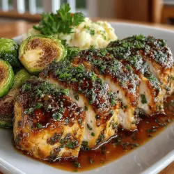 Sweet & Savory Maple Dijon Chicken with Crispy Brussels Sprouts