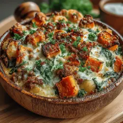 Harvest Harmony: Butternut Squash & Sausage Gnocchi Bake