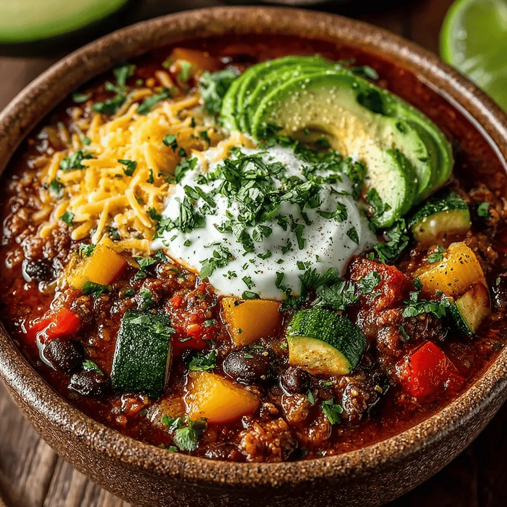 Chili has long been a beloved staple in the realm of comfort food, celebrated for its heartiness and warmth that envelops you with every spoonful. Yet as the sun shines brighter and the days stretch longer, many of us find ourselves yearning for lighter, fresher options that encapsulate the vibrant essence of summer. This is where the Summer Fresh Fiesta Chili comes into play—a lively dish that transforms traditional chili into a refreshing, plant-based delight. This recipe artfully blends the rich textures of beans with the sweetness of corn and a colorful array of seasonal vegetables, creating a dish that is not only easy to prepare but also brimming with nutrients.