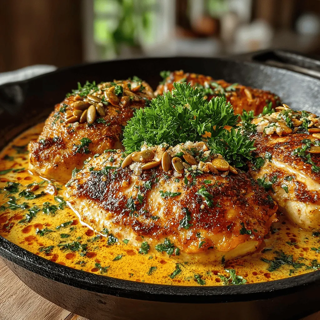 As the days grow shorter and the air turns crisp, autumn invites us to indulge in its warm and comforting flavors. Among the many seasonal dishes that grace our tables, the Pumpkin Sage Chicken Skillet stands out as a perfect representation of fall's bounty. This recipe artfully combines tender chicken breasts with a rich, creamy pumpkin sauce infused with aromatic sage, creating a dish that not only satisfies the palate but also evokes the cozy essence of the harvest season.