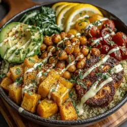 Sweet & Savory Sweet Potato Chickpea Buddha Bowl