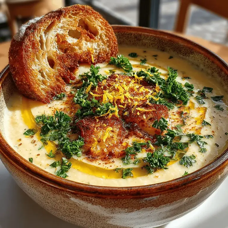 When the chill of autumn sets in or the winter nights grow long, nothing warms the soul quite like a bowl of creamy soup. Among the many delightful options available, Velvety Cauliflower & Sage Cream Soup stands out with its rich flavors and luxurious texture. This soup is not just a dish; it’s an experience—a harmonious blend of tender cauliflower and aromatic sage that delivers comfort and nourishment in every spoonful. Perfectly suited for a cozy family dinner or as an elegant starter at gatherings, this recipe showcases how simple ingredients can come together to create something extraordinary.