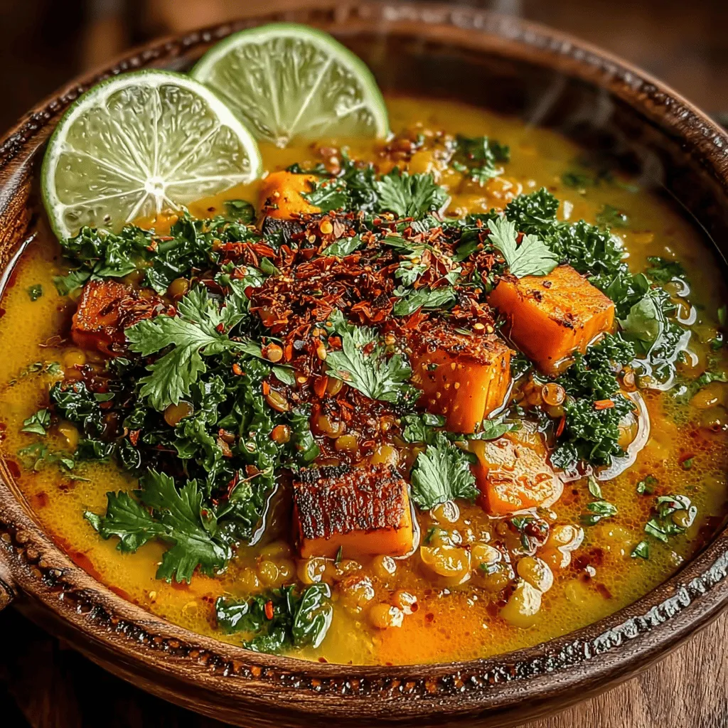 As the seasons change and the temperatures drop, there's something undeniably comforting about a warm bowl of stew. The Warm & Spicy Sweet Potato Lentil Stew stands out as a hearty and nutritious option that not only satisfies your hunger but also nourishes your body. This delightful dish marries the natural sweetness of sweet potatoes with the earthy richness of lentils, all brought together with a blend of aromatic spices and the creaminess of coconut milk. Whether you're seeking a cozy meal for a chilly evening or a nourishing option for your weekly meal prep, this stew is a perfect choice that speaks to the heart of wholesome, plant-based cooking.