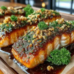 Maple Glazed Pecan Salmon Recipe