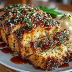 Savory Classic Meatloaf with Zesty Glaze
