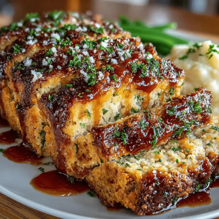 Meatloaf is a quintessential comfort food that has graced dinner tables for generations. Its humble ingredients come together to create a dish that is not only satisfying but also full of heart. This Savory Classic Meatloaf with Zesty Glaze takes the traditional recipe and adds a modern twist, bringing a burst of flavor that elevates the classic dish. Perfect for family dinners or meal prep, this meatloaf is designed to be tender, moist, and packed with savory goodness, making it a staple you’ll want to return to time and again.