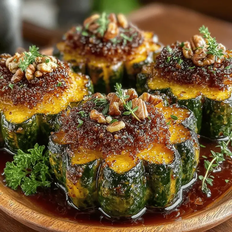 As the leaves turn and the air gets crisp, the arrival of fall heralds a bounty of seasonal produce. Among these, acorn squash stands out as a beloved favorite, perfect for elevating both everyday meals and festive gatherings. The recipe for Sweet & Savory Honey Butter Roasted Acorn Squash captures the essence of the season with its harmonious blend of sweet honey, rich butter, and the earthy flavors of roasted acorn squash. This dish not only tempts the palate but also serves as a versatile addition to your culinary repertoire, suitable for everything from cozy weeknight dinners to elegant holiday feasts.