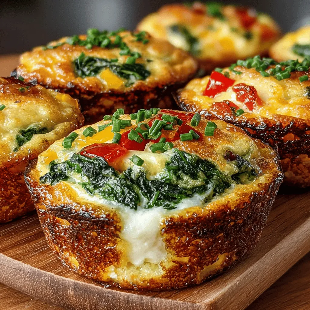 Starting your day with a nutritious and satisfying breakfast can set the tone for a productive morning. Among the myriad of breakfast options available, Baked Cheesy Spinach and Egg Breakfast Cups stand out as a delicious and practical choice. These perfectly portioned cups combine the wholesome goodness of fresh spinach with the rich, creamy flavors of cheese and eggs, making them an ideal option for busy weekdays or leisurely weekend brunches. Not only are they easy to prepare, but they also provide a balanced start to your day, packed with protein, vitamins, and essential nutrients.