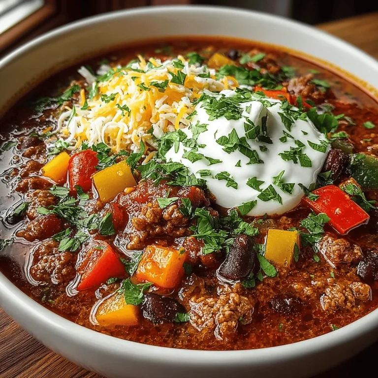 In today's fast-paced world, finding the time to prepare a hearty meal can be challenging, especially during busy weeknights. Quick and nutritious recipes are essential for maintaining a balanced diet without sacrificing flavor. The Quick Spicy Turkey and Bean Chili stands out as a perfect solution, offering a wholesome combination of lean protein and beans that can be ready in under 40 minutes. This dish not only packs a punch of flavor but also provides a versatile canvas for customization, allowing you to adjust the spice levels and ingredients to suit your personal taste preferences.