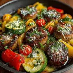 Sizzling Sausage & Veggie Delight: A Flavorful Journey