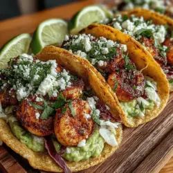 Zesty Shrimp Tacos with Creamy Avocado Bliss