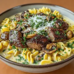 Savory Beef Stroganoff Delight