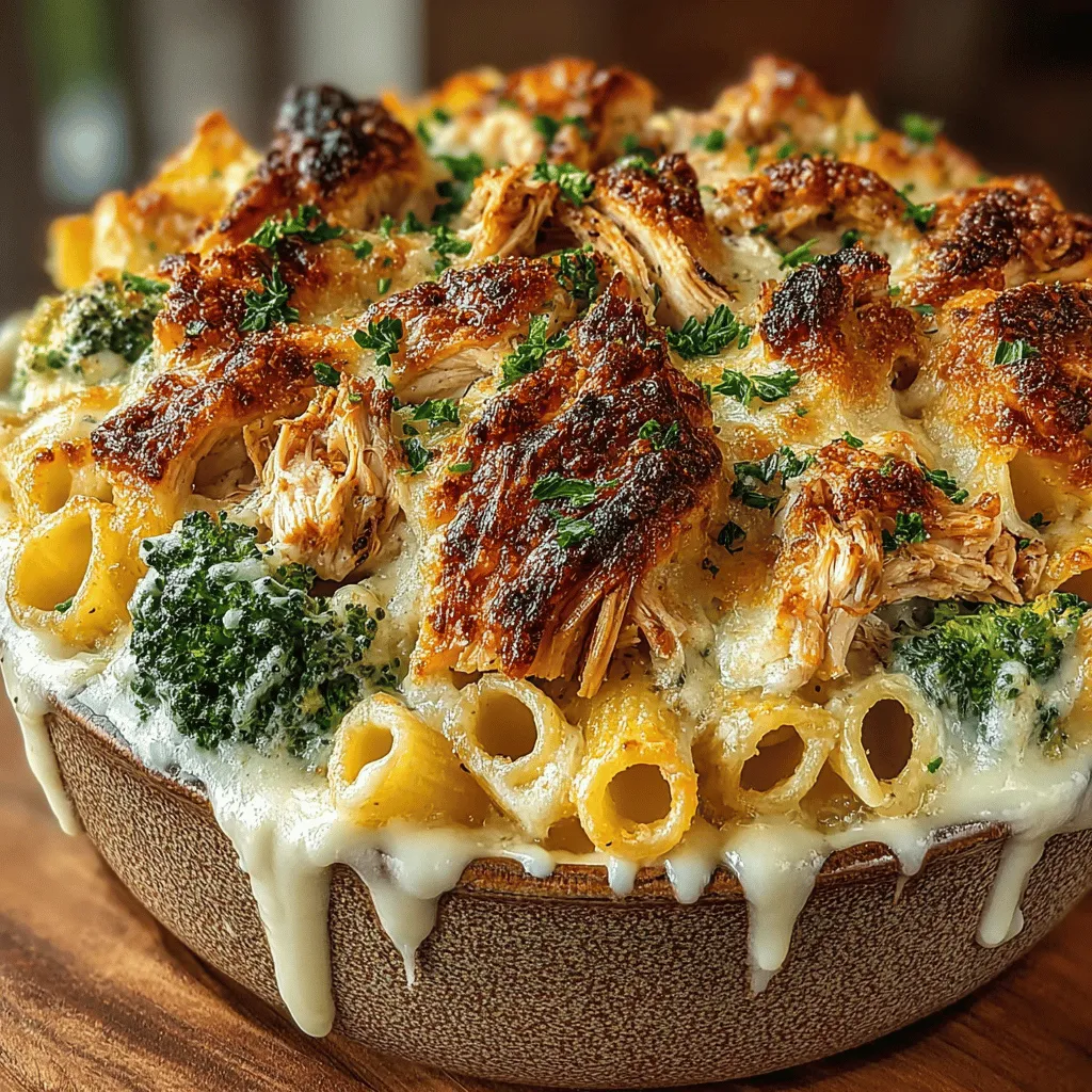 In the world of comfort food, few dishes rival the creamy richness of Chicken Alfredo Pasta Bake. This hearty meal combines tender penne pasta with succulent chicken, vibrant broccoli, and a velvety Alfredo sauce, all topped with a generous layer of melted cheese. Perfect for family dinners or potlucks, this dish is not only easy to prepare but also delivers on flavor and satisfaction. In this article, we’ll explore the components of this delightful recipe, step-by-step instructions, and the reasons why it’s a must-try for any pasta lover.