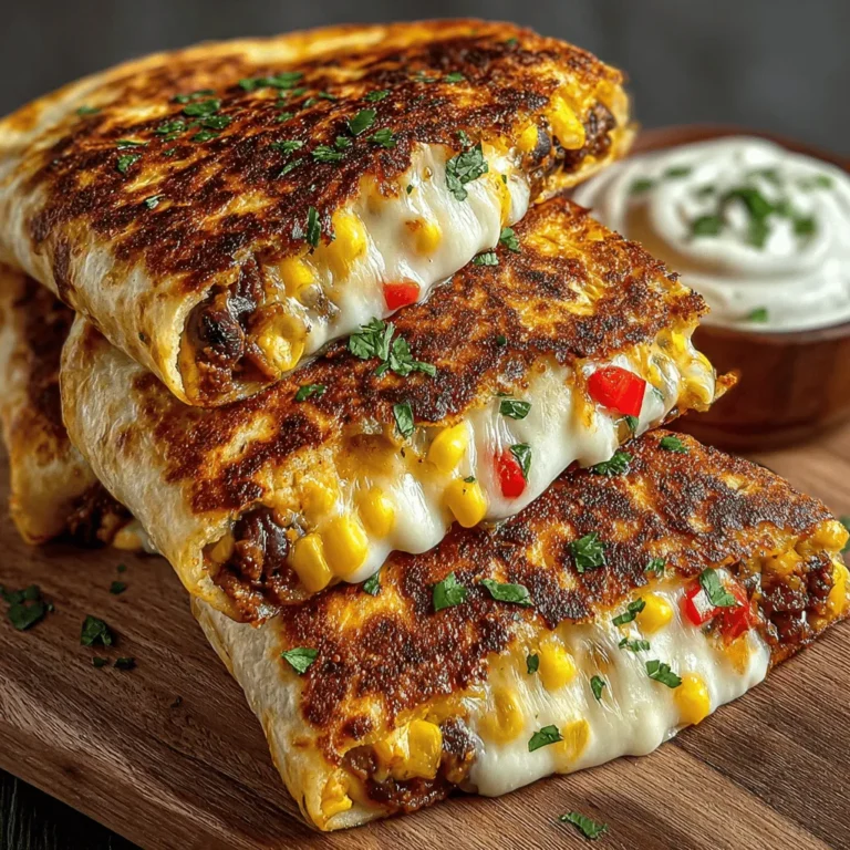 Savory Black Bean and Cheese Quesadillas are a fantastic meal option that combines convenience with nutrition and flavor. These quesadillas are not only quick to prepare but also packed with essential nutrients, making them a perfect choice for busy weeknights or a satisfying lunch. The popularity of quesadillas lies in their versatility; they can be tailored to accommodate a variety of dietary preferences, ensuring that everyone at the table can enjoy a delicious meal.