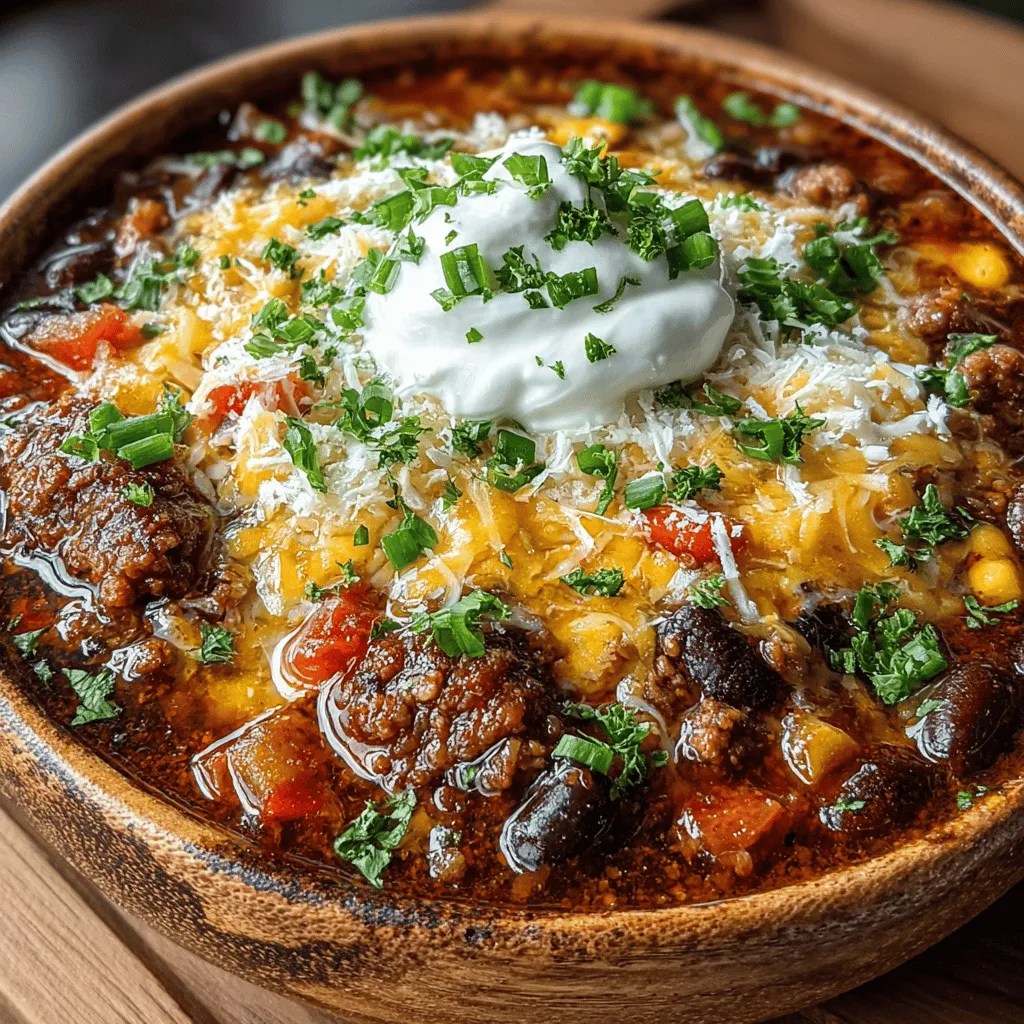 In the world of comfort food, few dishes can rival the satisfaction of a steaming bowl of chili. Quick & Hearty Beef & Bean Chili stands out as an exceptional choice for those seeking a nutritious and delicious meal that can be whipped up in just 30 minutes. This dish is perfect for busy weeknights when time is short but the desire for a hearty dinner is strong. It also shines during casual gatherings, providing a crowd-pleasing option that appeals to both adults and children alike.