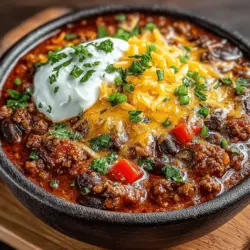Quick & Hearty Beef & Bean Chili Recipe