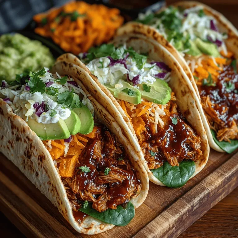 In the realm of quick and healthy meals, Savory BBQ Chicken and Sweet Potato Wraps stand out as a wholesome option packed with flavor and nutrition. This delightful recipe combines tender BBQ chicken with the natural sweetness of roasted sweet potatoes, all wrapped in a whole wheat tortilla. Perfect for a quick dinner or a nourishing lunch on the go, these wraps are not only easy to make but also customizable to your taste preferences. In this article, we will explore the benefits of each ingredient, the step-by-step cooking process, and the reasons why this dish deserves a spot in your weekly meal rotation.