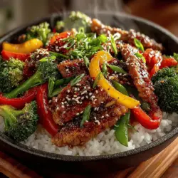 Zesty Savory Chicken and Vegetable Stir-Fry: The Perfect Meal