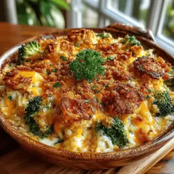 Cheesy Turkey and Broccoli Rice Casserole