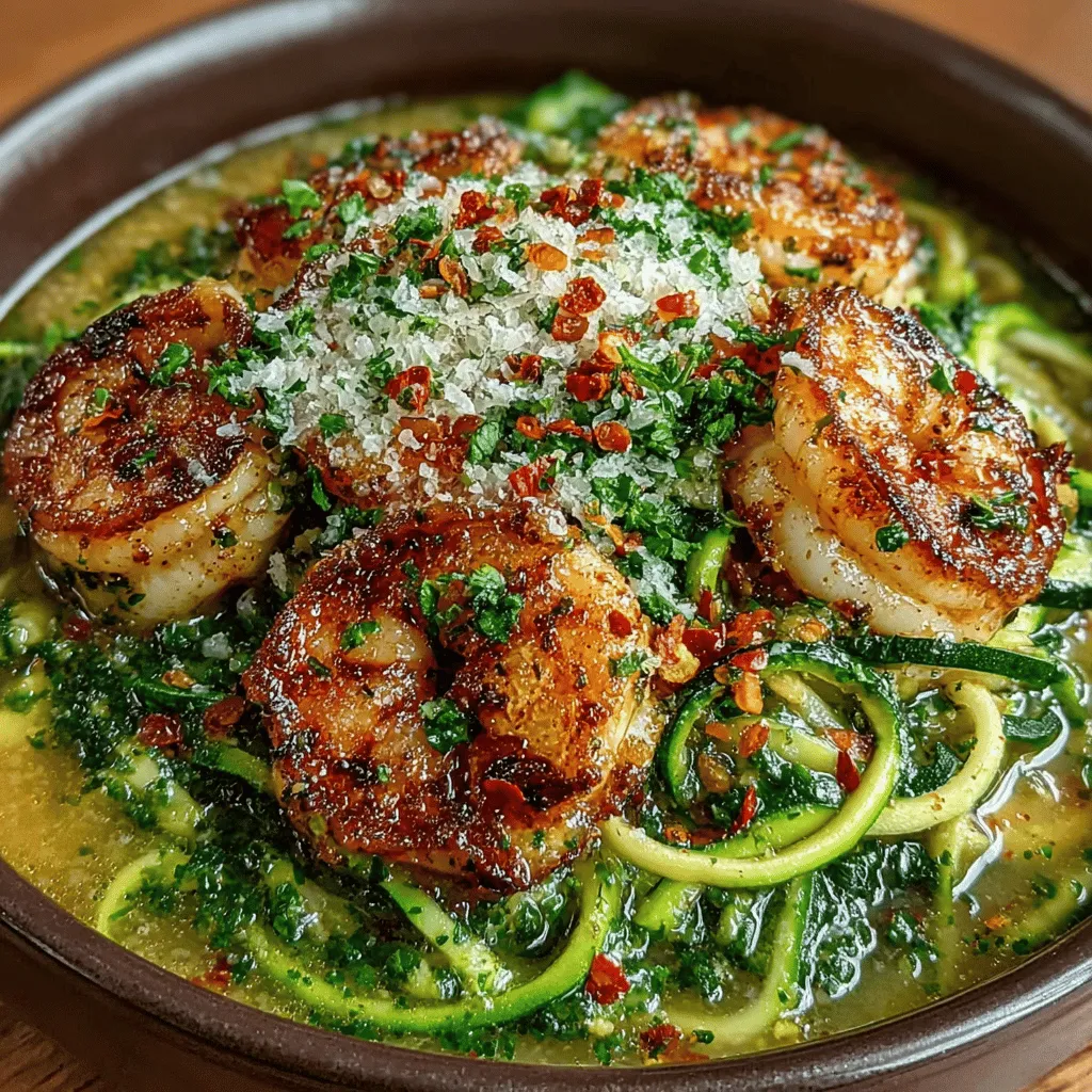 If you’re in search of a light, refreshing, and healthy option for a quick weeknight dinner, look no further than Zesty Lemon Garlic Shrimp & Zucchini Noodles. This vibrant dish effortlessly combines the bright flavors of zesty lemon with the savory notes of garlic, perfectly complemented by succulent shrimp and nutritious zucchini noodles. Not only is it a feast for the senses, but it also supports a health-conscious lifestyle, making it an appealing choice for anyone looking to indulge without the guilt.