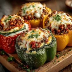 Vibrant Veggie-Vitality Stuffed Peppers