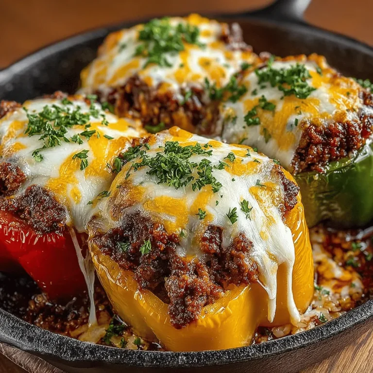 - 4 large bell peppers (any color) - 1 pound ground beef (80/20 for flavor, or leaner if preferred) - 1 cup cooked quinoa - 1 medium onion, finely chopped - 3 cloves garlic, minced - 1 teaspoon dried oregano - 1 teaspoon ground cumin - 1 teaspoon smoked paprika - Salt and pepper, to taste - 1 cup shredded cheddar cheese (or alternative cheese of choice) - 1 can (14.5 ounces) diced tomatoes, drained - Fresh parsley, for garnish (optional)