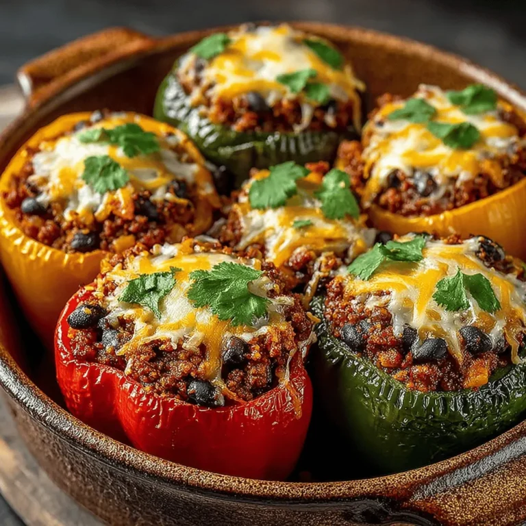 In the quest for meals that are both nutritious and visually enticing, Colorful Quinoa-Stuffed Turkey Peppers emerge as a standout choice. This dish marries vibrant bell peppers with a hearty, protein-packed filling of quinoa and ground turkey, creating a symphony of flavors and textures that are sure to please the palate. Whether you're looking for a quick weeknight dinner or a meal prep option for the week, these stuffed peppers offer a delightful solution that doesn't compromise on taste or health.