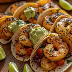 Zesty Shrimp Tacos with Avocado Crema