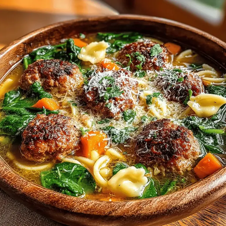 Italian Wedding Soup, a beloved classic in Italian-American cuisine, is a heartwarming dish that has gained popularity beyond its roots. Contrary to what its name might suggest, this soup is not served at weddings; rather, it refers to the "marriage" of flavors from its diverse ingredients. The origins of Italian Wedding Soup can be traced back to Southern Italy, where it was traditionally prepared for special occasions and family gatherings. Its cultural significance lies in its ability to bring people together, fostering a sense of community and shared enjoyment.